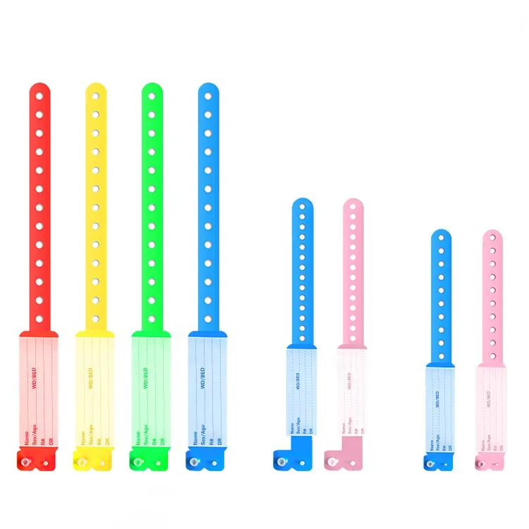 Medical Vinyl Wristbands Hospital Patient Identification Id Bands